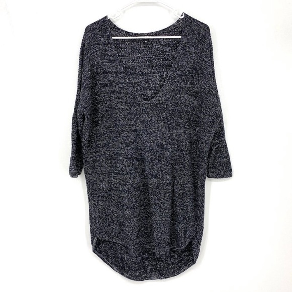 Express V-Neck Knit Sweater - Picture 2 of 8